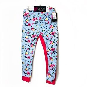 NWT Set of 2 Pink Velvet Girls Leggings 10